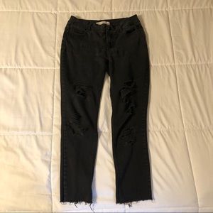 Black skinny jeans